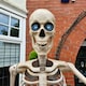 image 3 of GIANT 8ft (240cm) Standing Indoor Outdoor Animatronic Halloween Skeleton Decoration