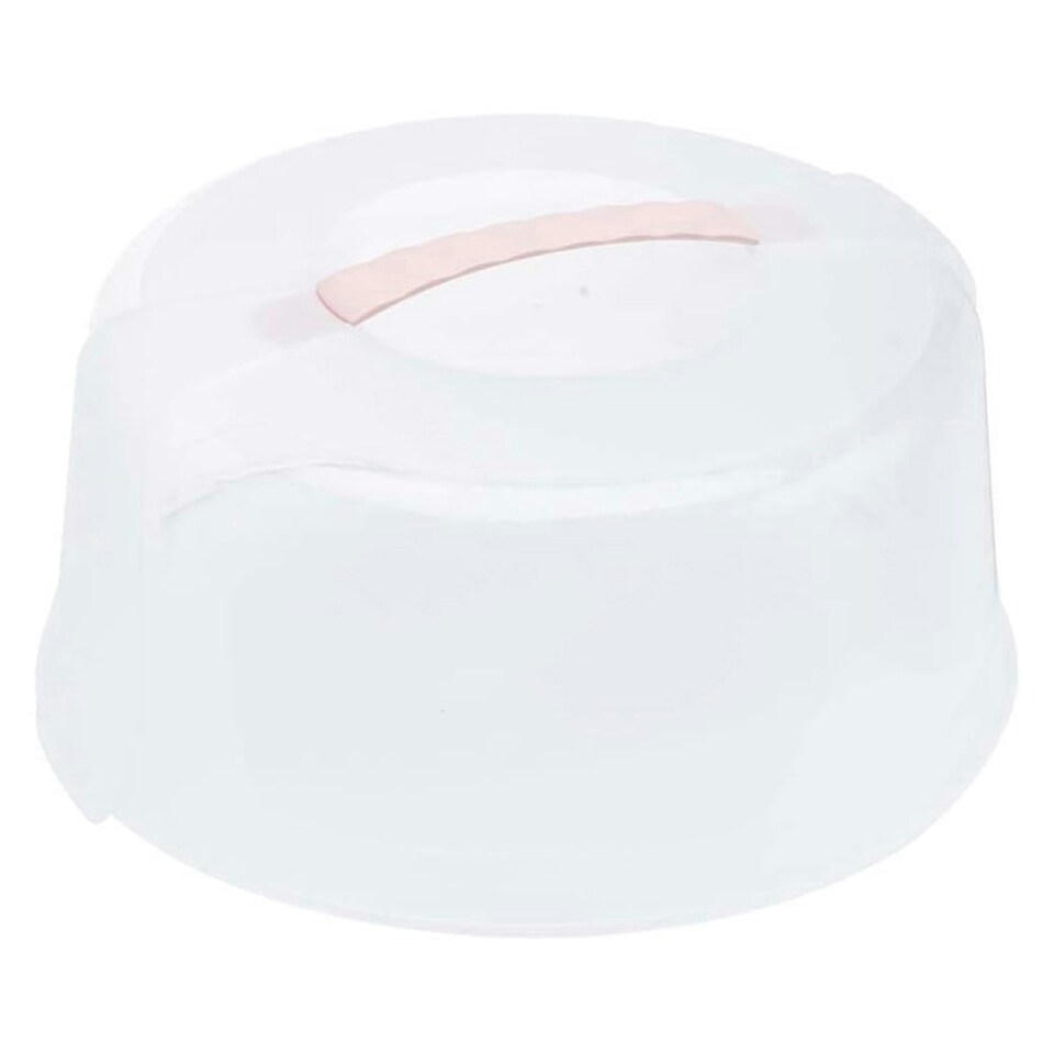 image 1 of Keeeper Pink Round Cake Container 38cm with Lid