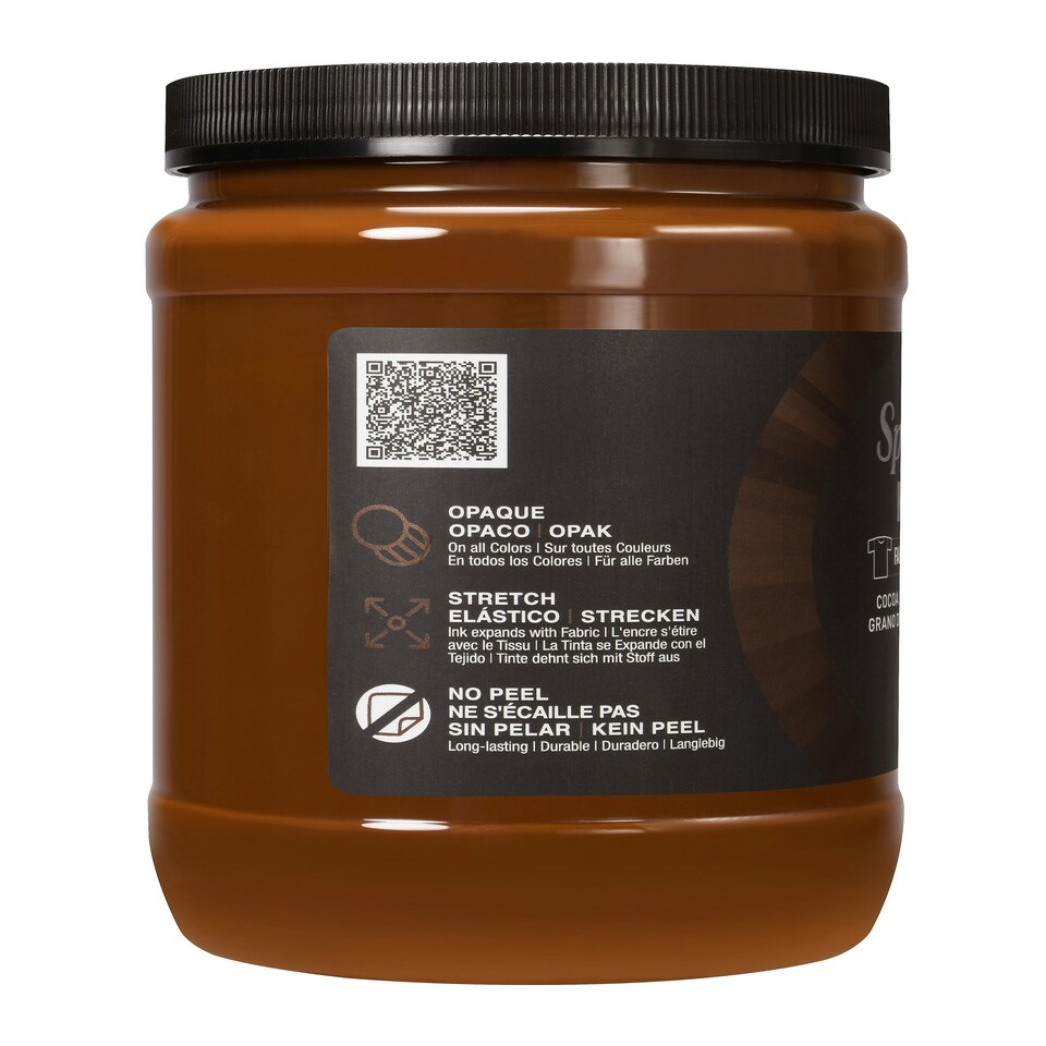 image 1 of Speedball Flex Screen Printing Fabric Ink, Cocoa Bean, 32oz