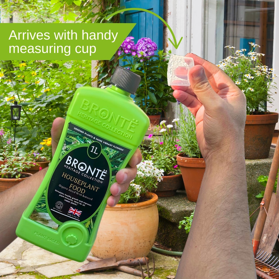image 1 of Bronte Heritage Collection Concentrated Houseplant Food 1L Organic Seaweed-Enriched Liquid Fertiliser