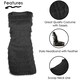 image 4 of Ladies Black Flapper Dress Black | XS