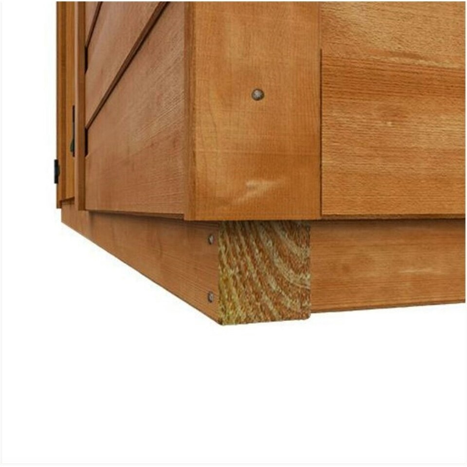 image 1 of 12 X 4 (3.54m x 1.15m) Wooden Tongue And Groove PENT Summerhouse (12mm T&G Floor And Roof) (12ft x 4ft) (12x4)
