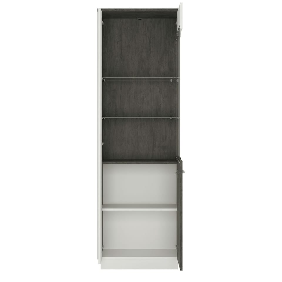 image 1 of Zingaro Tall Glazed Display Cabinet (RH)