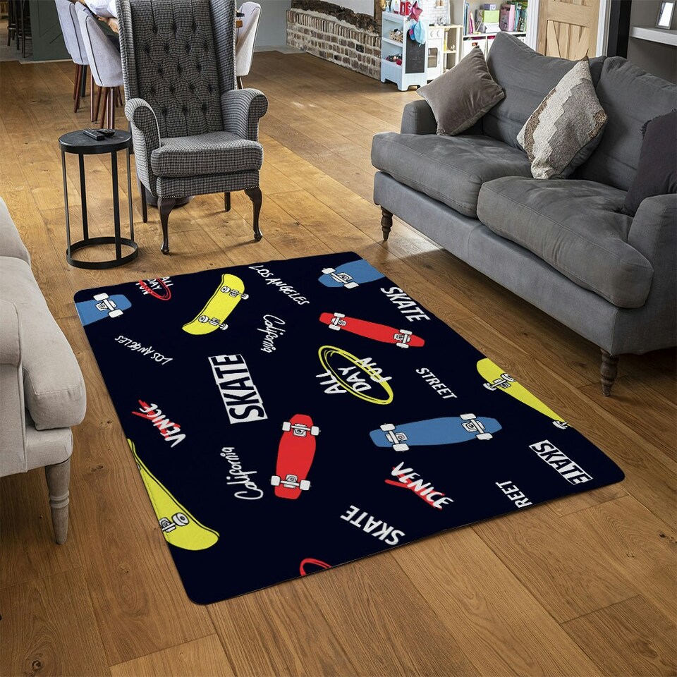 image 1 of Skate (Rug) Black | Small: 60x110cm