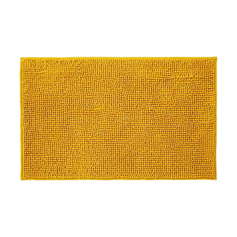 image 1 of Chenille Bobble Bath Mat Non-Slip 50 x 80cm - Sage Green