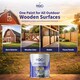 image 3 of HQC Barn Paint - Long-lasting Barn, Shed, Fence And All Other Wood Protection - Black - 1L