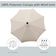 image 6 of Outsunny Outdoor Garden Solar Power 24 LED light Parasol Sun Umbrella Crank Tilt