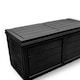 image 1 of Neo 320 Litre Black Plastic Waterproof Outdoor Garden Plastic Storage Box Furniture | Black