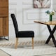 image 5 of Pienza Velvet Dining Chairs - Set of 2 - Black