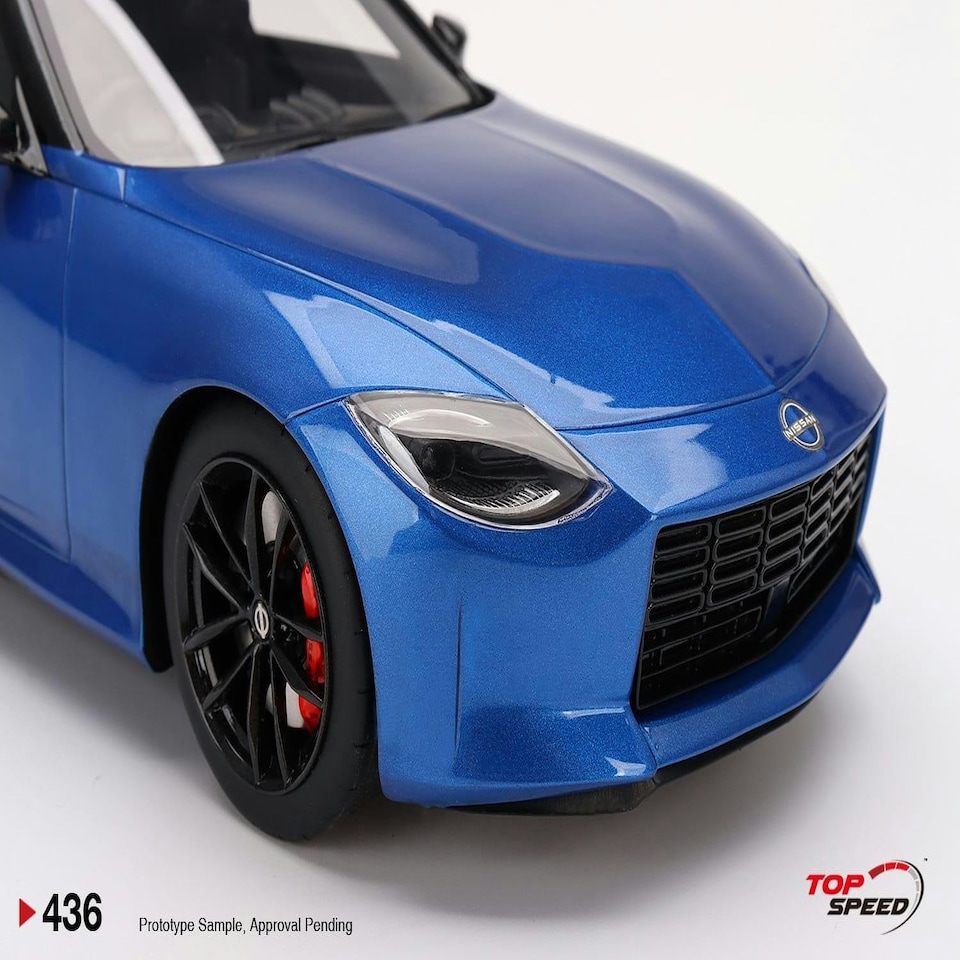image 1 of Nissan Fairlady Z Version ST 2023 Seiran Blue RHD 1:18 Scale TSM TS0436