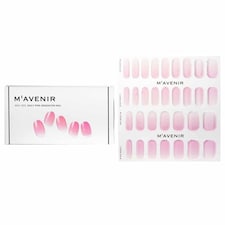 Nail Sticker (pink) - # Daily Pink Gradacion Nail - 32pcs Pink