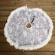 image 6 of 90cm The Snowman™ USB LED Fabric Christmas Tree Skirt with Timer Function