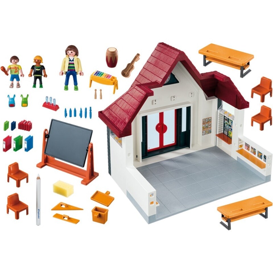 image 1 of Playmobil City Life Schoolhouse Playset