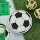 image 2 of Football Round Paper Plates 23cm - Pack of 8