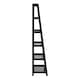 image 3 of Wally Bookcase with 5 Shelves in Black