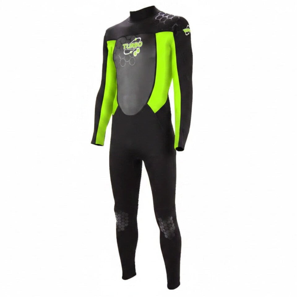image 1 of Mens Turbo 2.5mm Wetsuit Black/Green