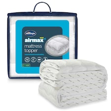 Silentnight Airmax Breathable Mattress Topper 1000, 10cm Thick, Anti Allergy, Easy Fit Straps, Easy Care, Single