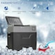 image 3 of HOMCOM Car Refrigerator, Portable 12, 24V 50L Fridge Freezer