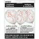 image 2 of Unique Party 12 Inch Confetti Balloon (Pack Of 6) - Ruby Red - One Size Red