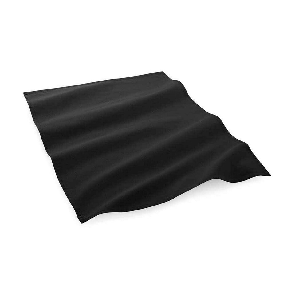 Westford Mill Plain Tea Towel - Black - One Size
