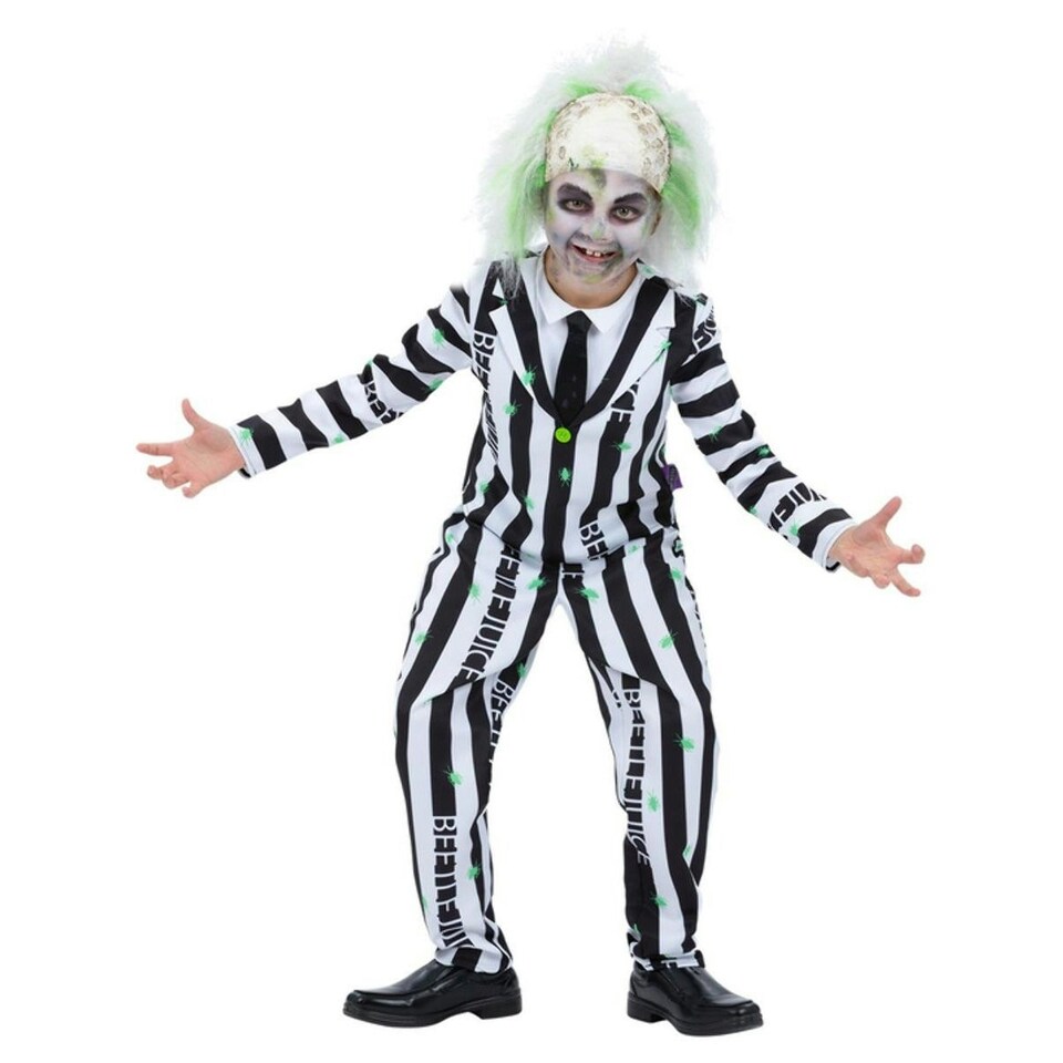 image 1 of Beetlejuice Boys Character Costume Set - Black/White - 3-4 Years 3-4 years