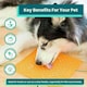 image 3 of LickiMat X Large Soother, Dog Feeding Mat, Fun Alternative to a Slow Feeder Dog Bowl, Perfect for Large Breeds, Orange