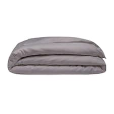 Belledorm 400 Thread Count Egyptian Cotton Oxford Duvet Cover - Pewter - Double