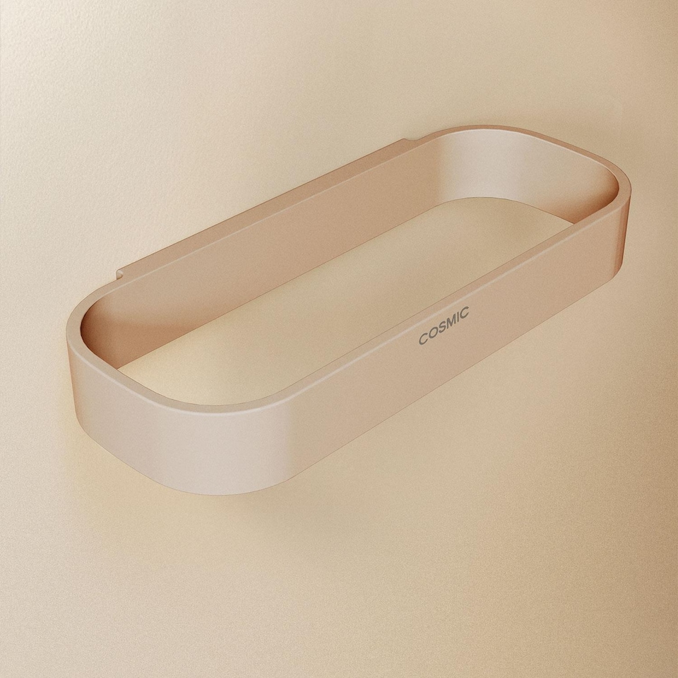 image 1 of COSMIC Towel ring 24cm, Wall Mounted Sand grey, Compatible with ALIFE Collection