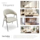 image 7 of Dining Chair Bedano - woven fabric, padded, 150 kg load capacity - Set of 2 Grey | Greige