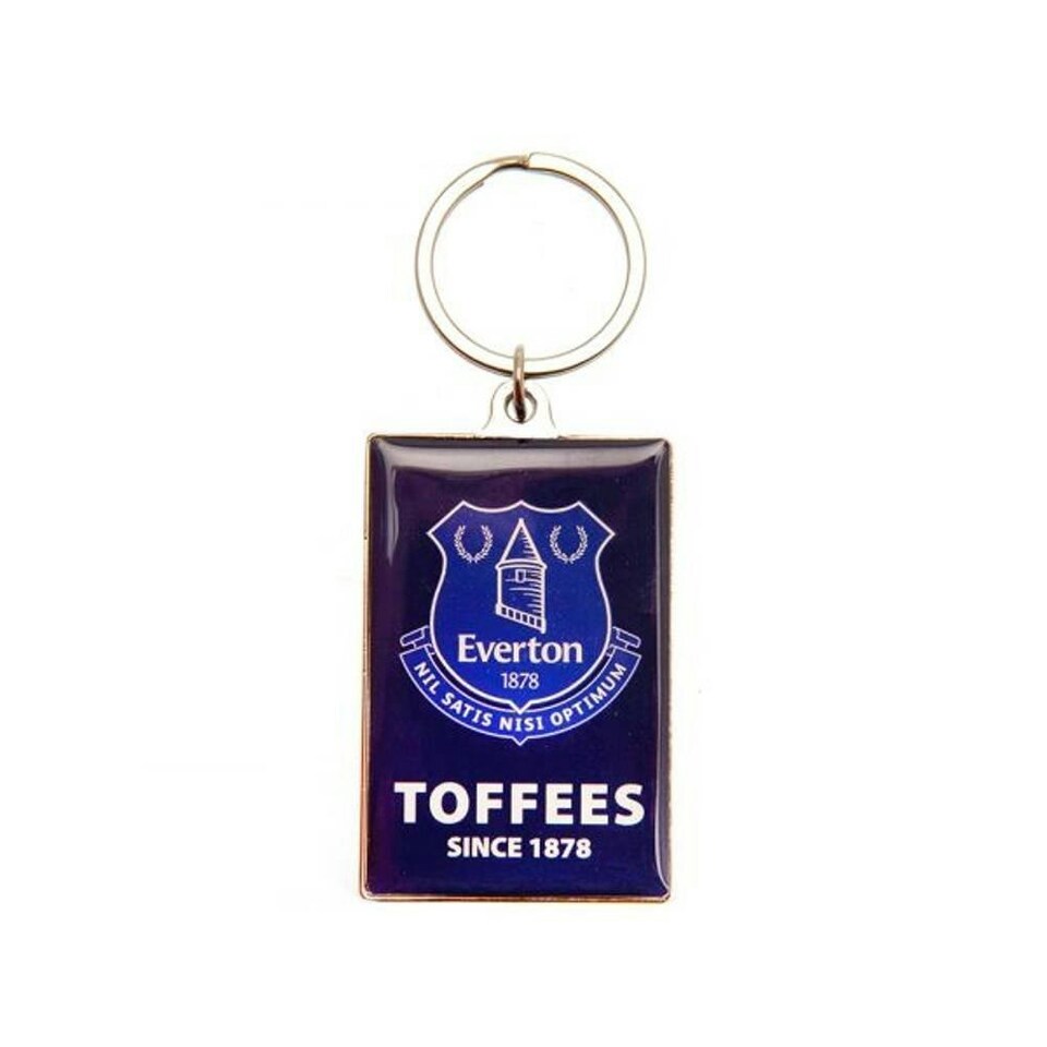 image 1 of Everton FC Toffees Since 1878 Keyring - Blue/White - One Size