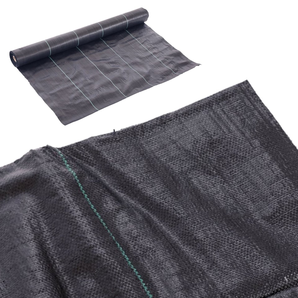 image 1 of 2m x 25m Heavy Duty Weed Control Ground Cover Membrane Sheet