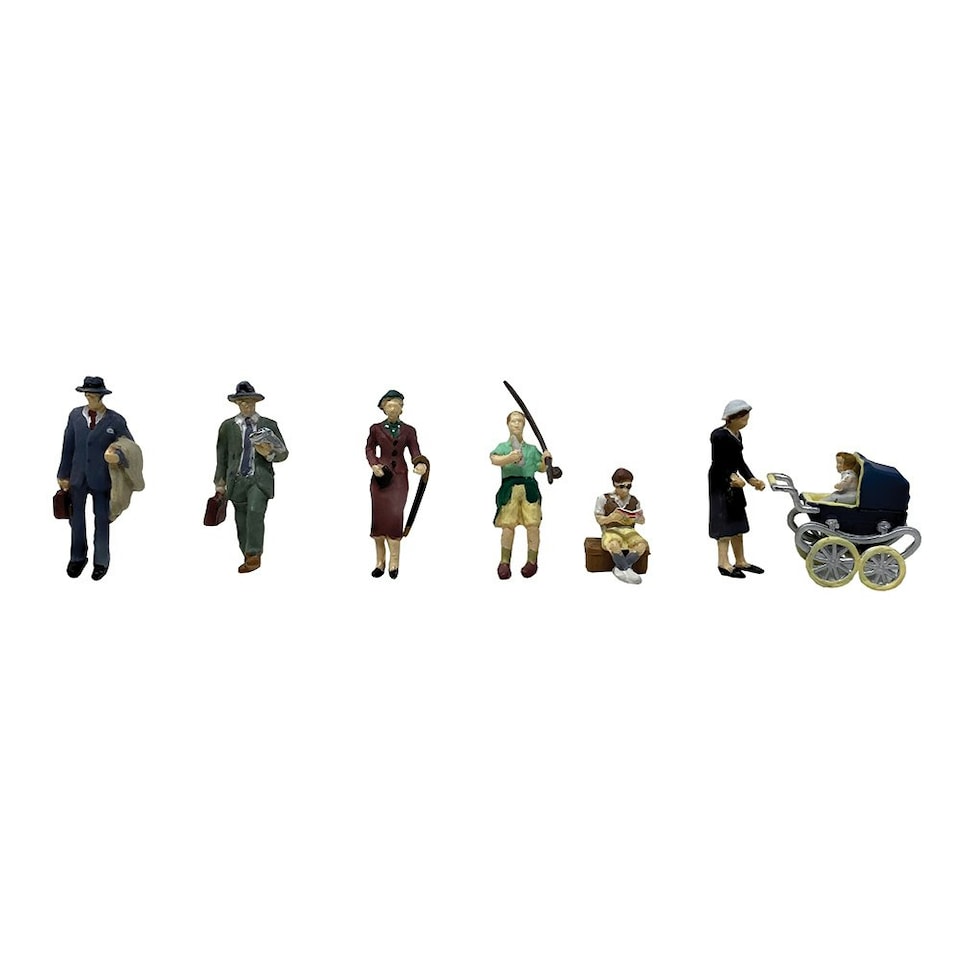 Bachmann Post War People (7) Figure Set