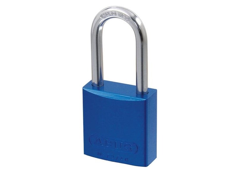 ABUS Mechanical 72/40Mm Aluminium Padlock 40Mm Long Shackle Blue Keyed Alike Tt60121 | Multi