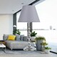 image 7 of First Choice Lighting Set of 2 Chrome Stick Table Lamp Bases with Decorative Stems Chrome