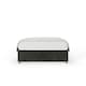 image 2 of Charcoal Chenille No Drawer Divan Base Double