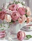image 1 of Roses with Teacup Diamond Painting Kit