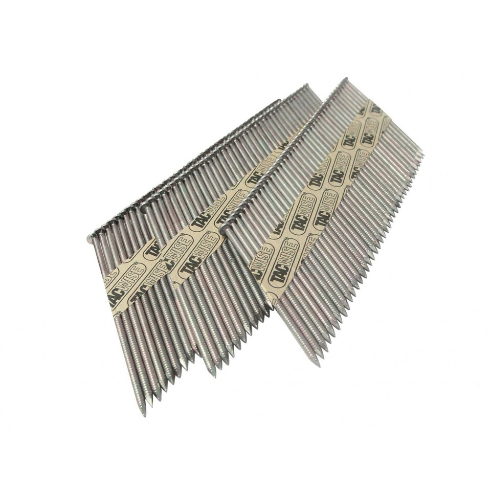 Tacwise 34 Extra Galvanised Framing Plain Shank Nails Type 3.1/90mm (2200) - Galvanised - One Size