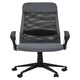 image 3 of Interiors by Premier Brent Black Mesh And Grey Fabric Home Office Chair