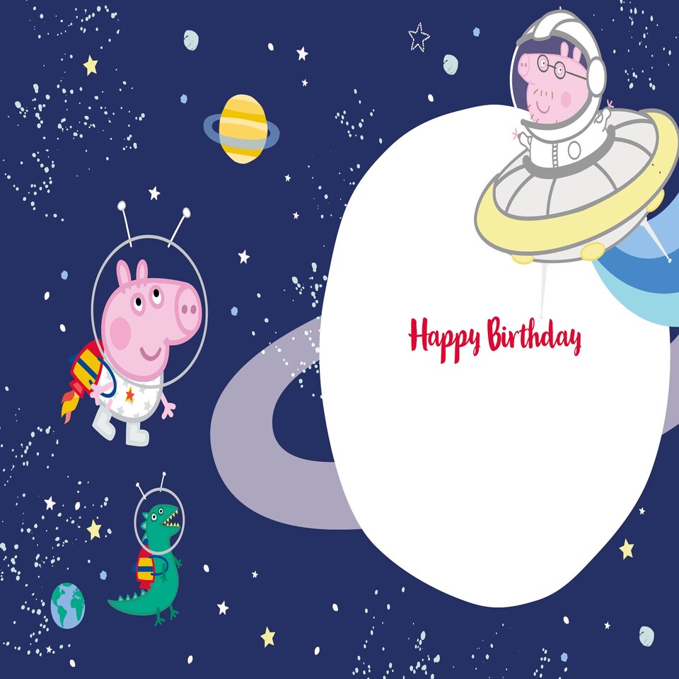 image 1 of Peppa Pig Daddy Birthday Card