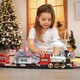 image 3 of Christmas Train Set with Light & Sounds Smoke Effect Christmas Tree Train Set fo Christmas Gift