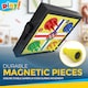 image 6 of 4-in-1 Travel Games Set – Mini Magnetic Snakes & Ladders, Chess, Flying Chess & Checkers, Pocket-Sized Fun for Kids & Adults on the Go