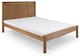 image 1 of 5ft King Size Waxed Pine,Wood,Wooden Low Foot End,Solid Panel Bed Frame.Shaker Style | Clear | Pine | King