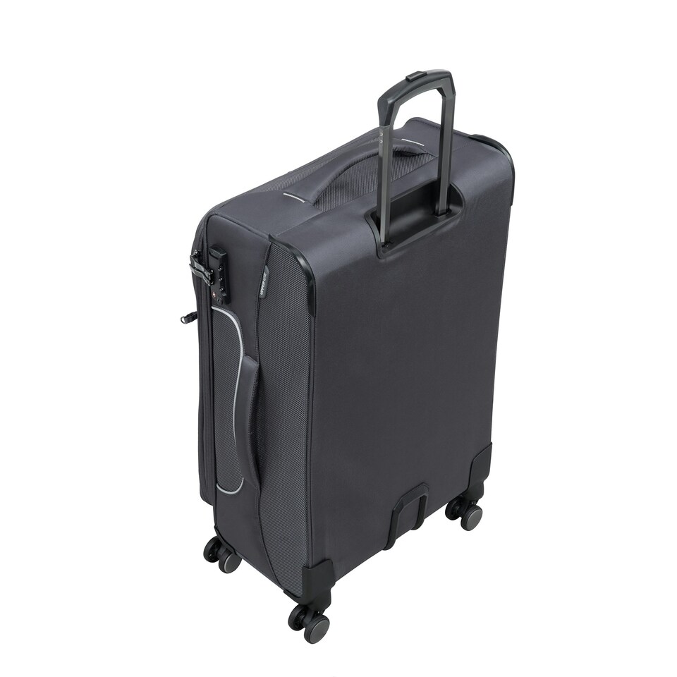 image 1 of IT Luggage Teleported Warm Charcoal Expandable 3pc Suitcase Set with TSA Lock Grey