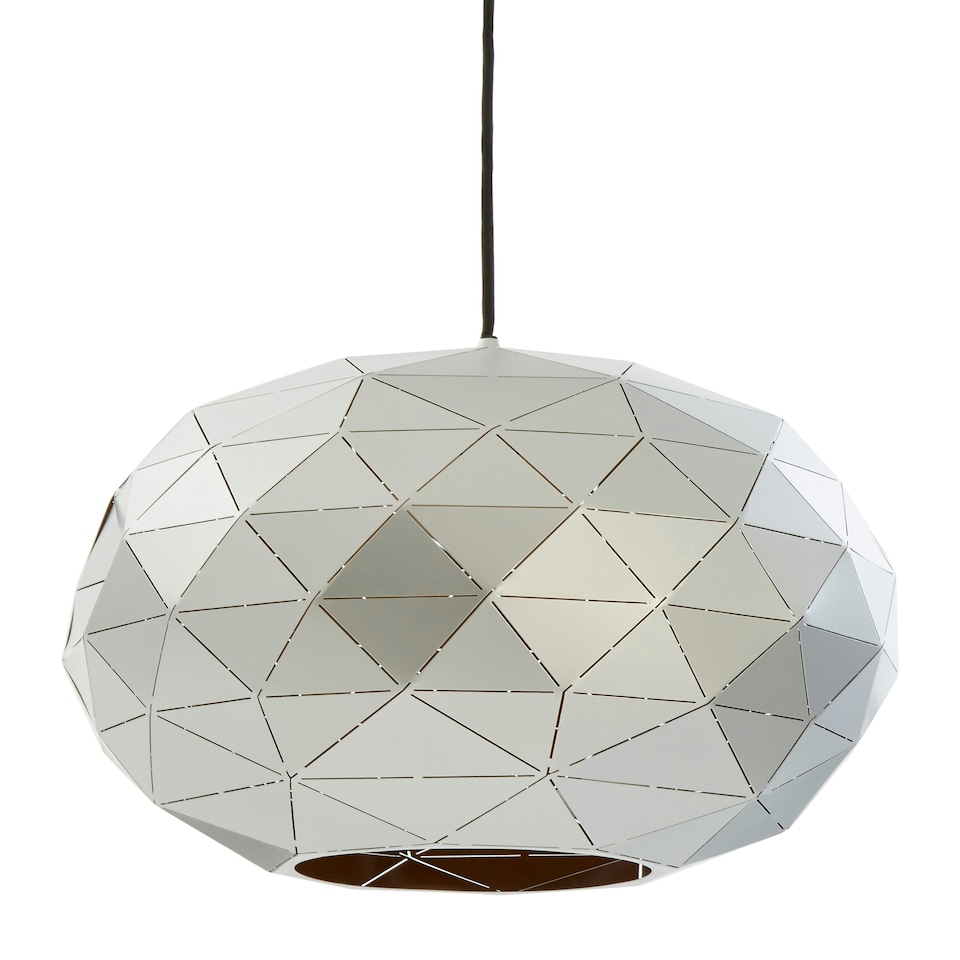 image 1 of Interiors by Premier Small Silver Finish Pendant Light