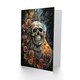 image 2 of Guitar With Roses and Skull Thrash Metal Music Gothic Greeting Card