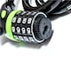 image 3 of Sport Direct 12mm x 85cm Bicycle Bike Waterproof Combination Lock With Bracket Black