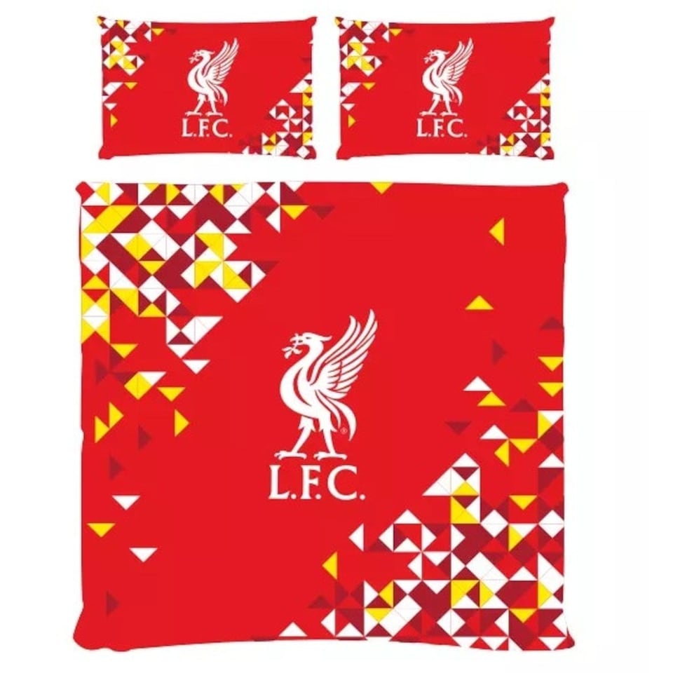 image 1 of Liverpool FC Particle Double Duvet Red | White | Double