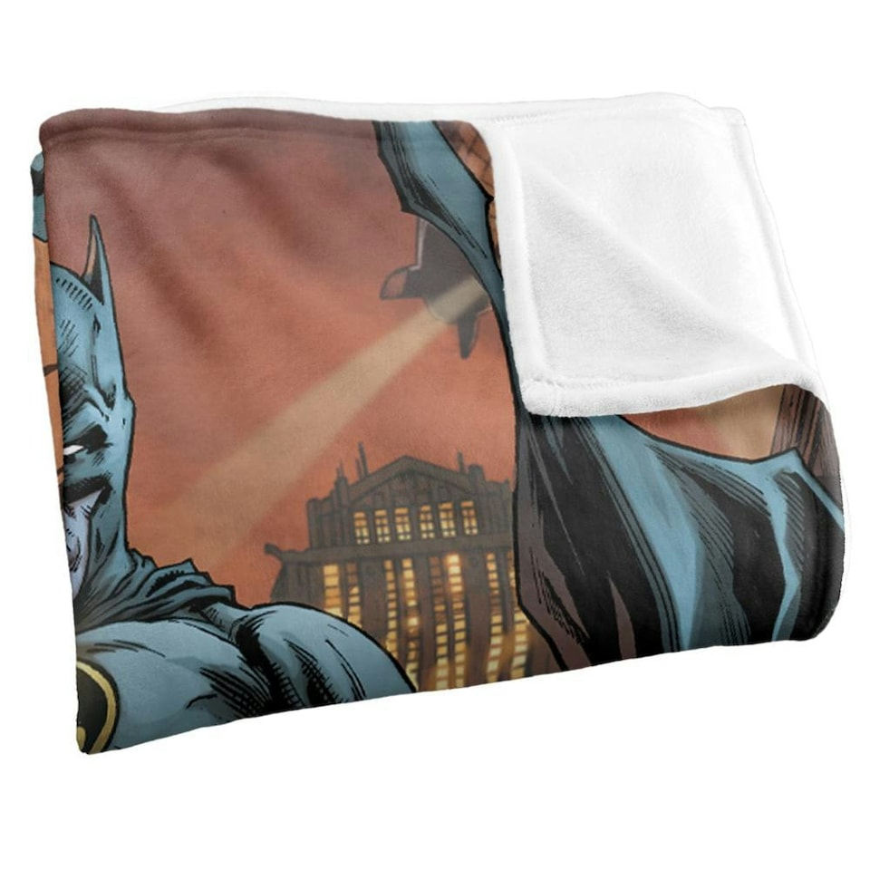 image 1 of Batman Fabok Comic Cover Blanket - Multicoloured - One Size
