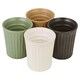 image 5 of Ribbed Stoneware Espresso Mugs 150ml | Multi | 8
