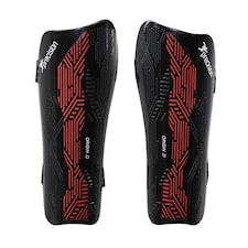 Precision Origin.0 Strap Shin Guards - Black/Red - XSmall - PRA217XSS - Black/Red - XSmall - PRA217XSS